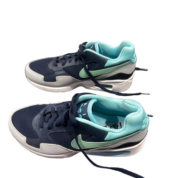 2015 Nike Air Max ST Women’s Sz 8 705003-400 Mid Nvy/Td Bl/Wlf Grey/Blk - Picture 1 of 10